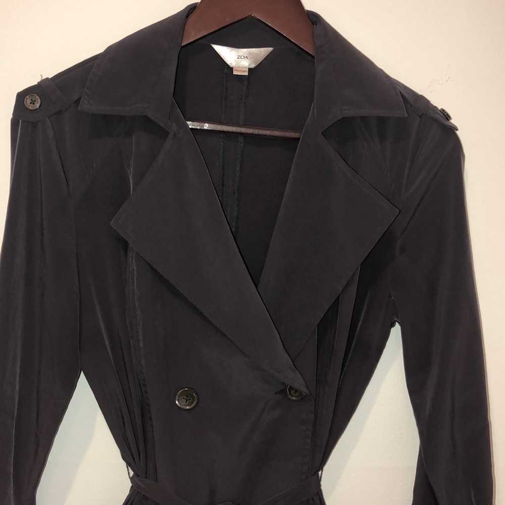Zoa Trench Coat Dress-just beautiful - Picture 2 of 15